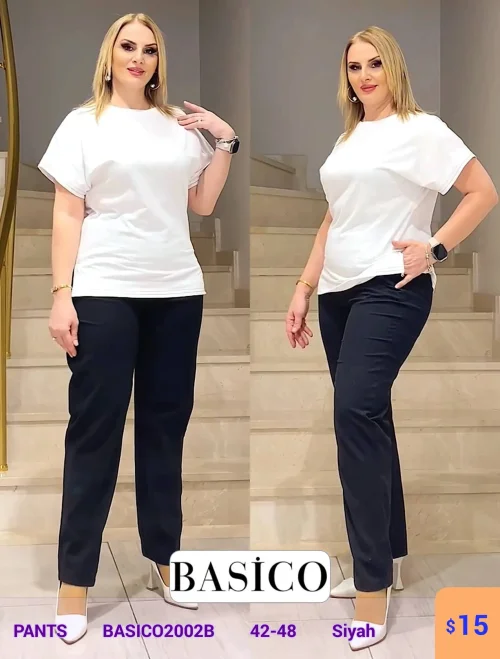 Брюки BASICO (Черный, модель BASICO2002B) оптом