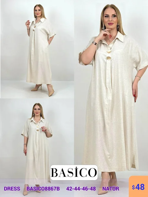Платье BASICO (модель BASIC08867B) оптом