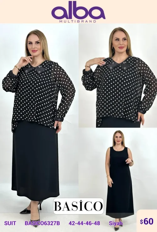 Костюмы и комплекты BASICO (Black, модель BASIC06327B) оптом