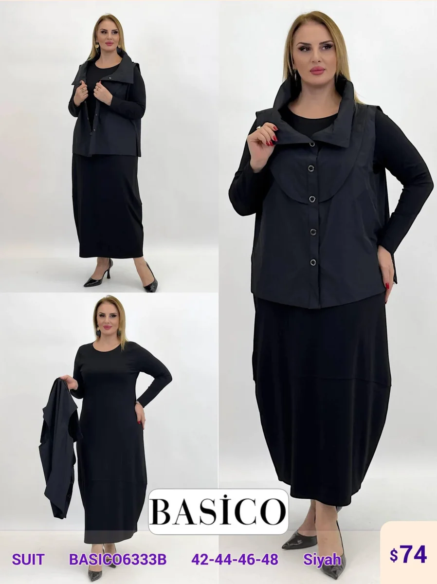 Костюмы и комплекты BASICO (Black, модель BASICO6333B) оптом