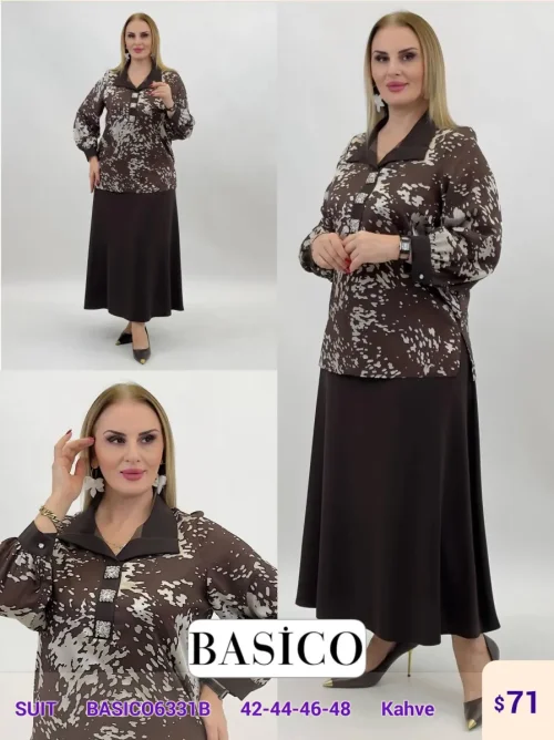 Костюмы и комплекты BASICO (Brown, модель BASICO6331B) оптом