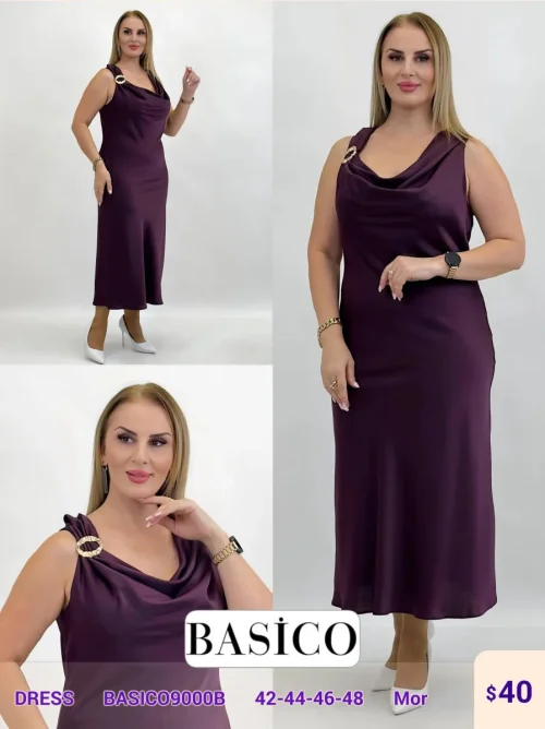 Платье BASICO (Purple, модель BASICO9000B) оптом