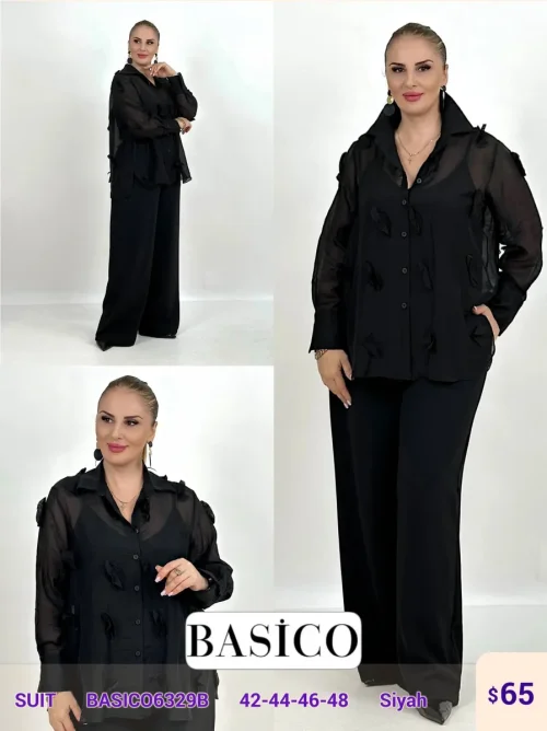 Костюмы и комплекты BASICO (Black, модель BASIC06329B) оптом