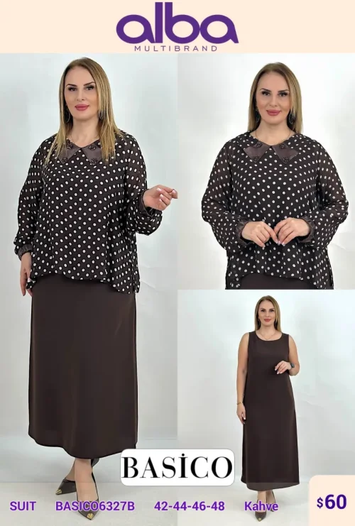 Костюмы и комплекты BASICO (Brown, модель BASIC06327B) оптом