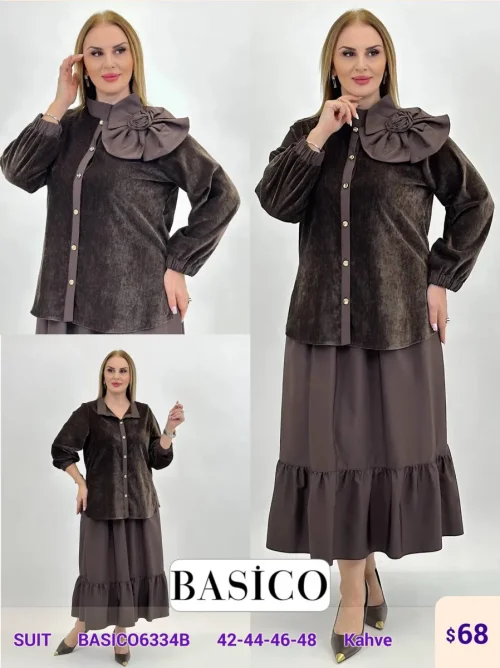 Костюмы и комплекты BASICO (Brown, модель BASICO6334B) оптом