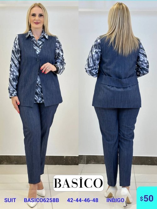 Комплект BASICO (Темно-синий, модель BASICO6258B) оптом