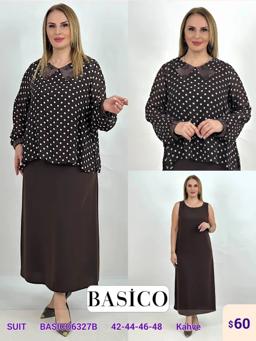 Костюмы и комплекты BASICO (Brown, модель BASICO6327B) оптом