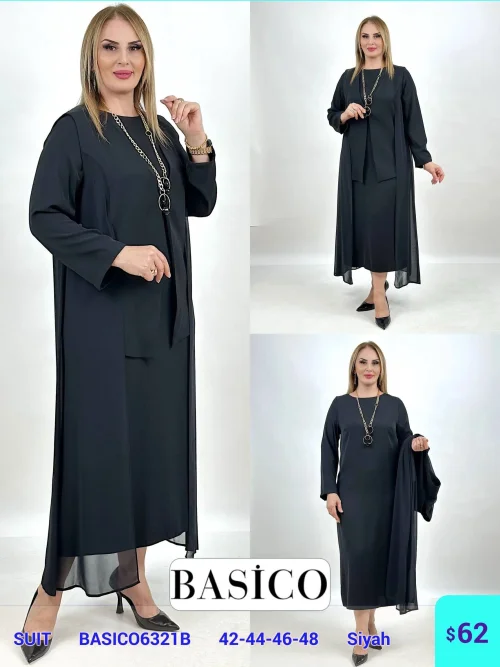 Костюмы и комплекты BASICO (Черный, модель BASICO6321B) оптом