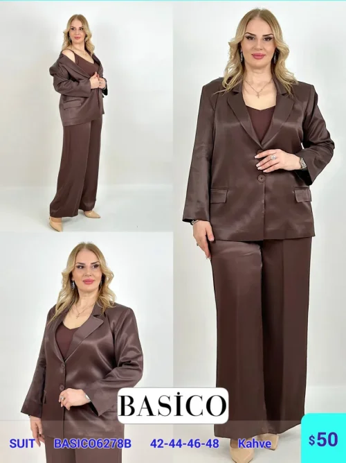 Костюмы и комплекты BASICO (Brown, модель BASIC06278B) оптом
