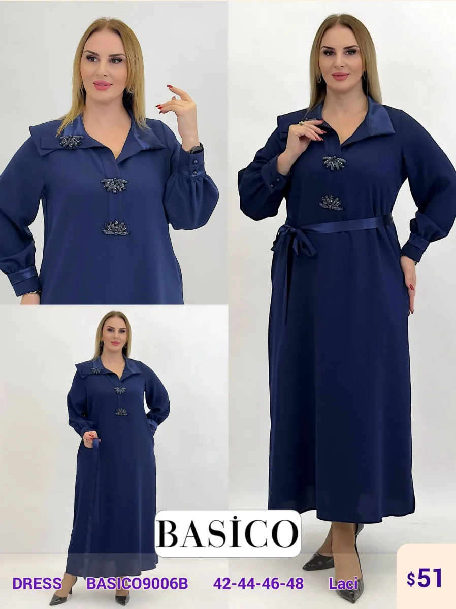 Платье BASICO (Navy, модель BASICO9006B) оптом