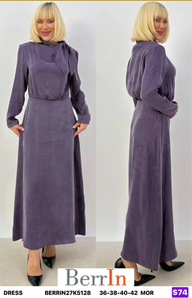 Платье Berri̇n (Purple, модель BERRIN27K5128) оптом