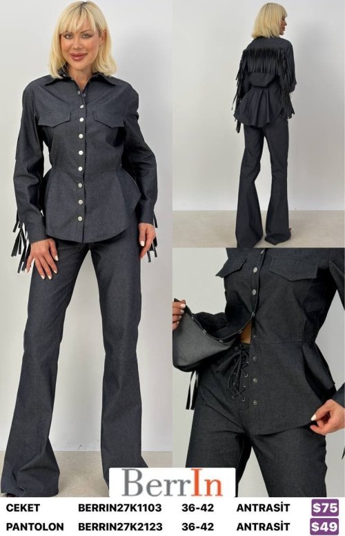 Брюки Berri̇n (Dark gray, модель BERRIN27K2123) оптом