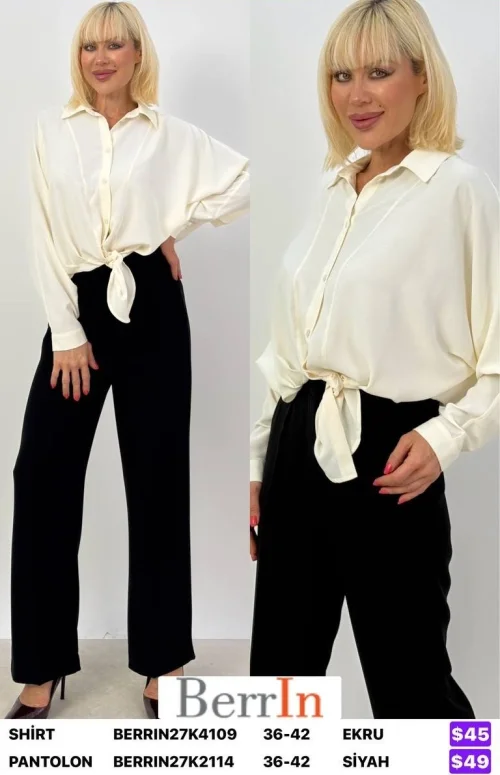 Рубашка Berri̇n (Cream, модель BERRIN27K4109) оптом
