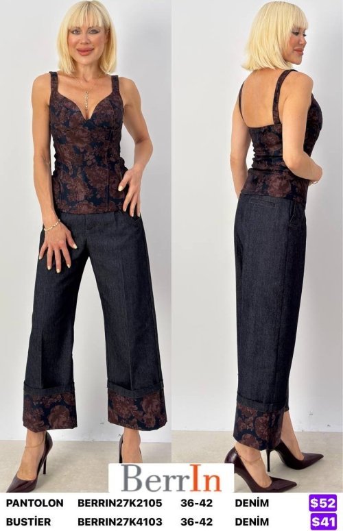 Джинсы Berri̇n (DENIM, модель BERRIN27K2105) оптом