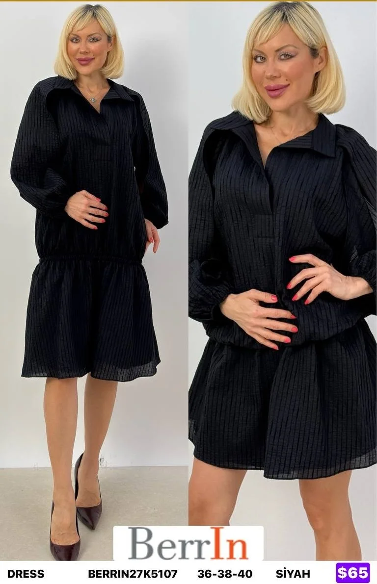 Платье Berri̇n (Black, модель BERRIN27K5107) оптом