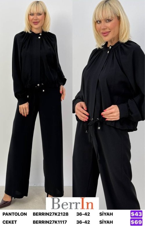 Брюки Berri̇n (Black, модель BERRIN27K2128) оптом