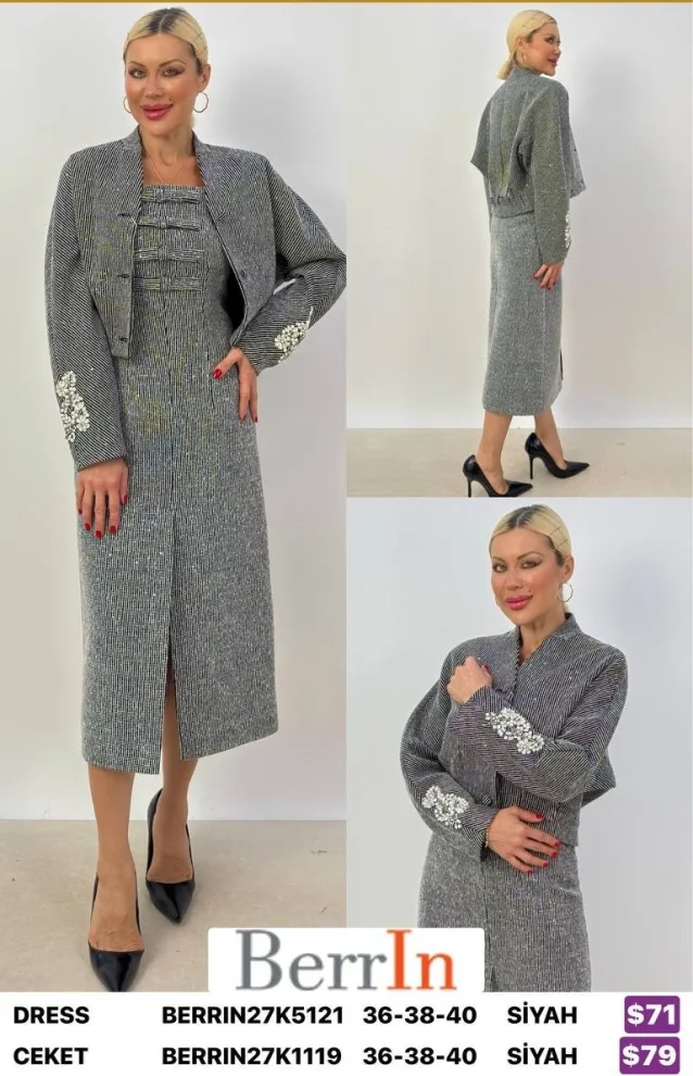 Жакет Berri̇n (Black, модель BERRIN27K1119) оптом