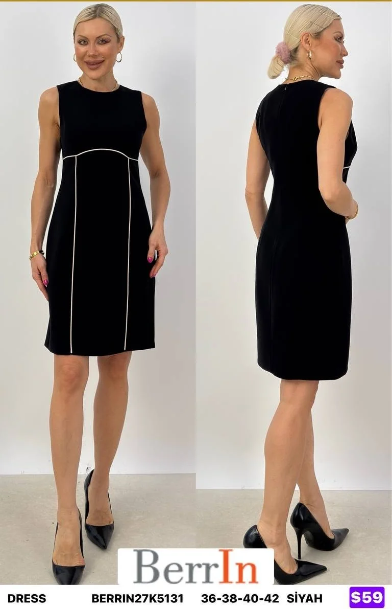Платье Berri̇n (Black, модель BERRIN27K5131) оптом