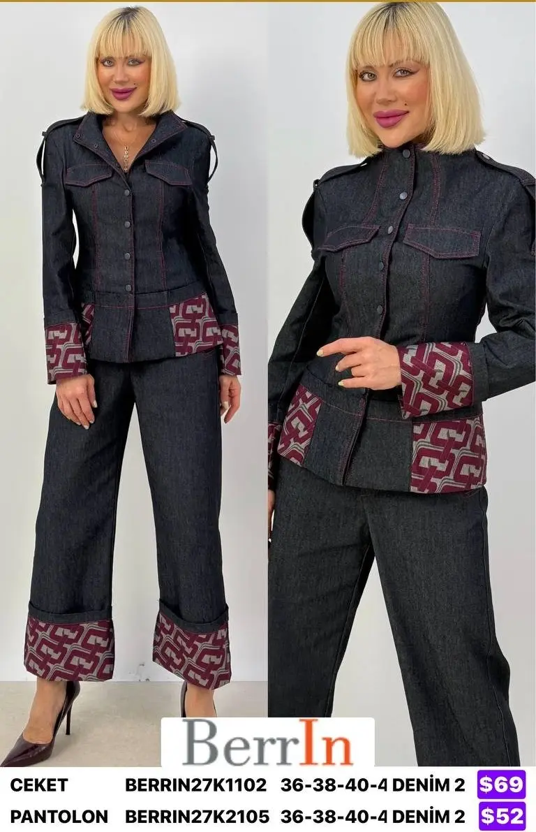 Джинсы Berri̇n (DENIM, модель BERRIN27K1102) оптом
