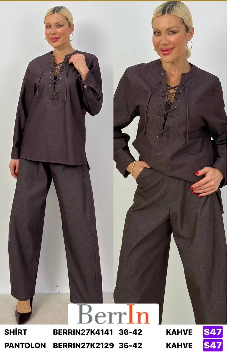 Рубашка Berri̇n (Brown, модель BERRIN27K4141) оптом