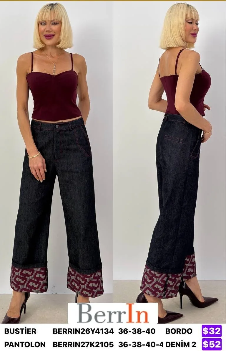 Джинсы Berri̇n (DENIM, модель BERRIN27K2105) оптом