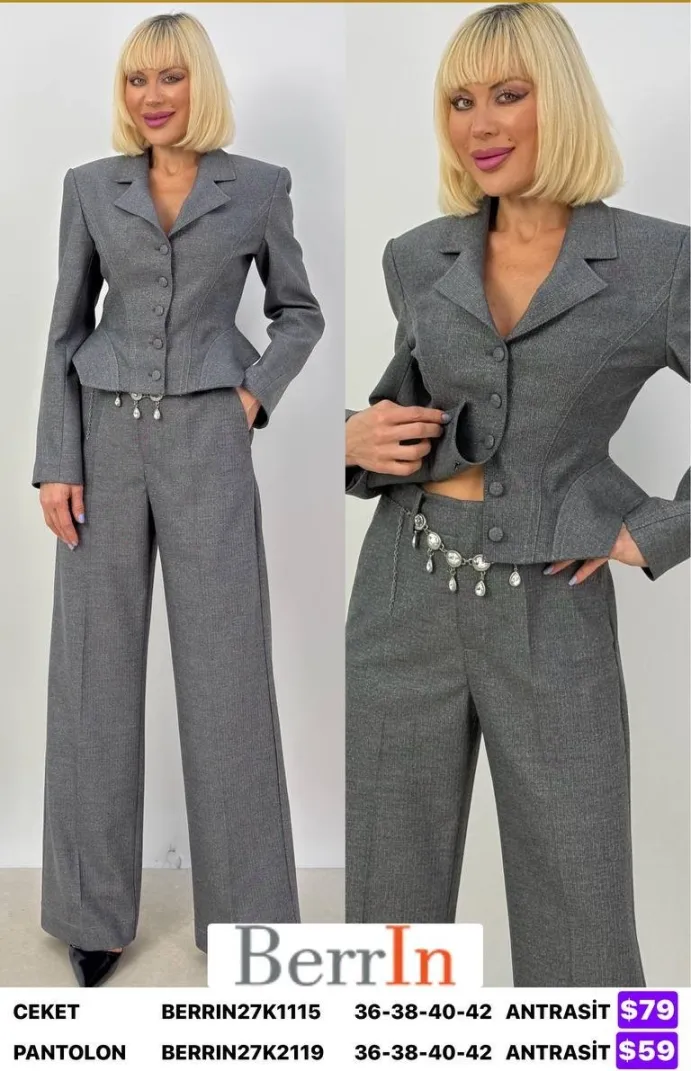 Брюки Berri̇n (Dark gray, модель BERRIN27K2119) оптом