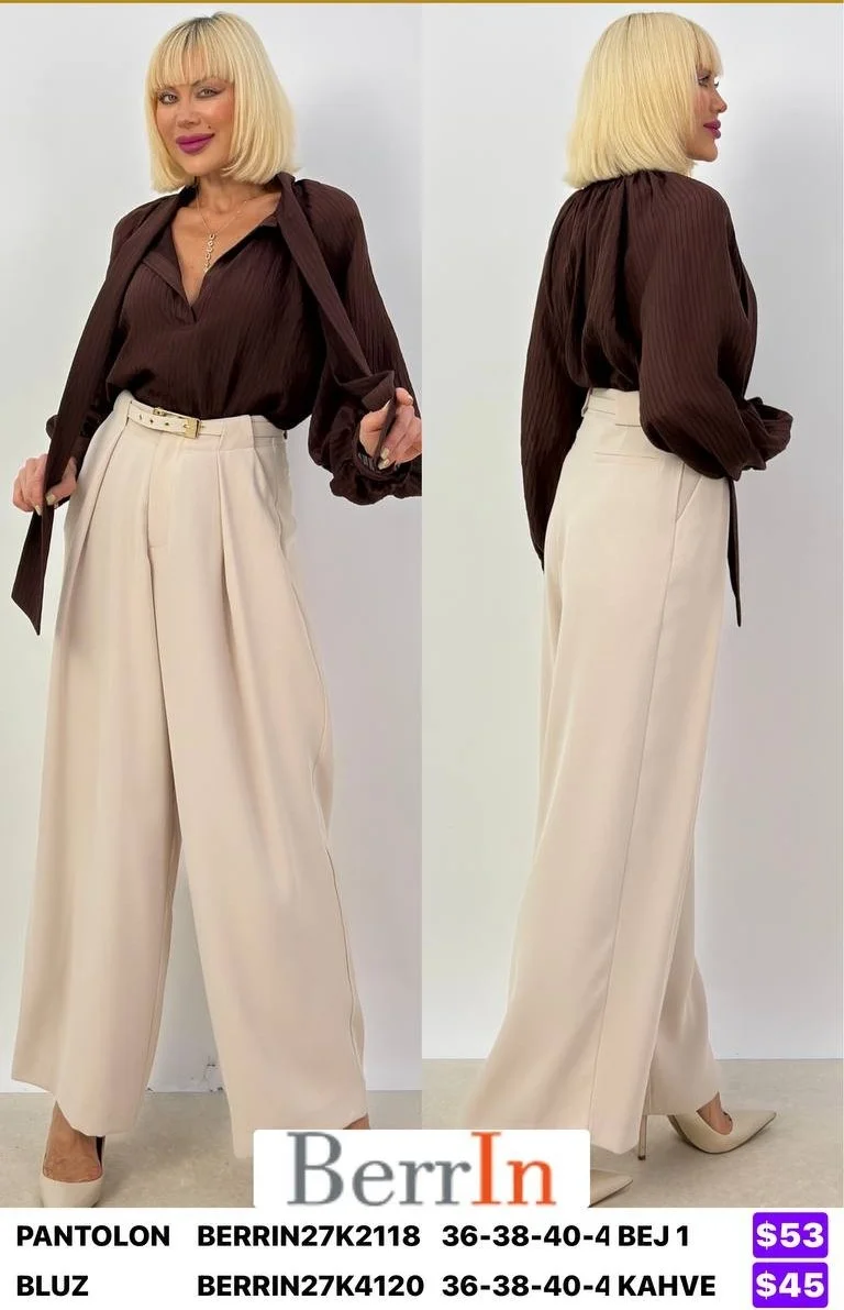 Блузка Berri̇n (Brown, модель BERRIN27K4120) оптом