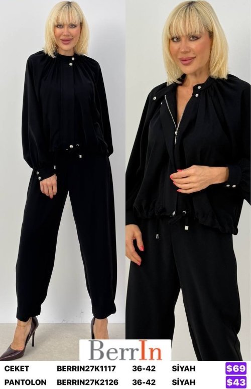 Брюки Berri̇n (Black, модель BERRIN27K2126) оптом