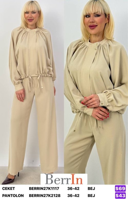 Брюки Berri̇n (Beige, модель BERRIN27K2128) оптом