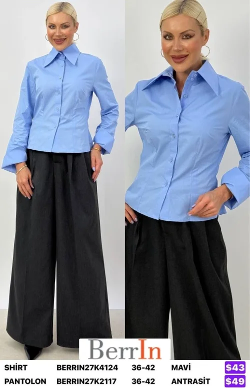 Рубашка Berri̇n (Blue, модель BERRIN27K4124) оптом