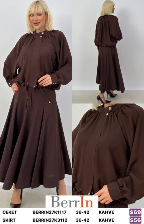 Жакет Berri̇n (Brown, модель BERRIN27K1117) оптом