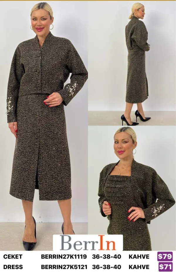 Жакет Berri̇n (Brown, модель BERRIN27K1119) оптом