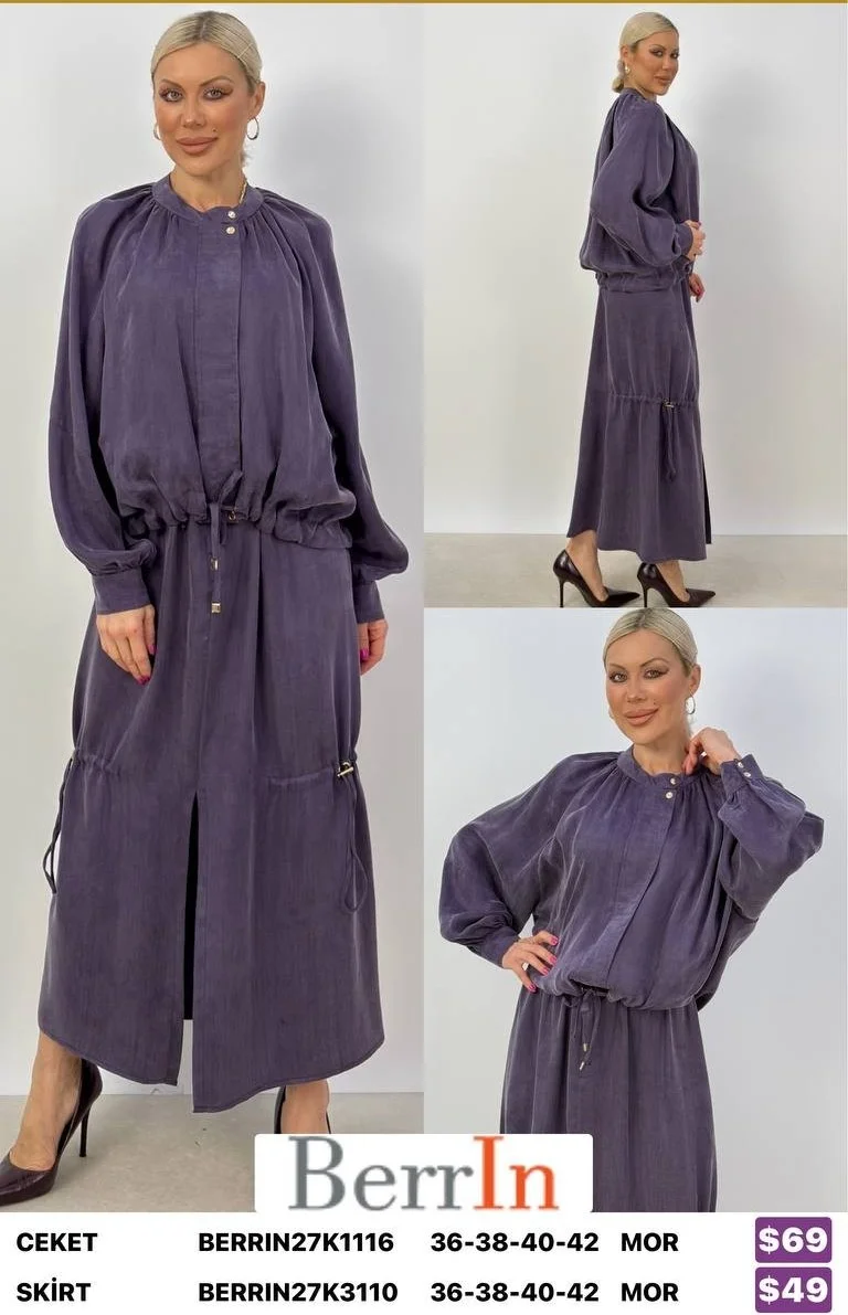 Юбка Berri̇n (Purple, модель BERRIN27K3110) оптом