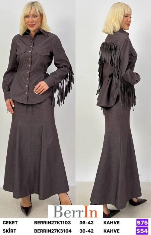 Юбка Berri̇n (Brown, модель BERRIN27K3104) оптом