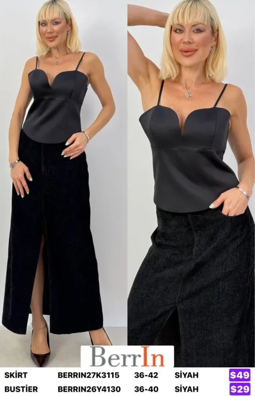 Юбка Berri̇n (Black, модель BERRIN27K3115) оптом