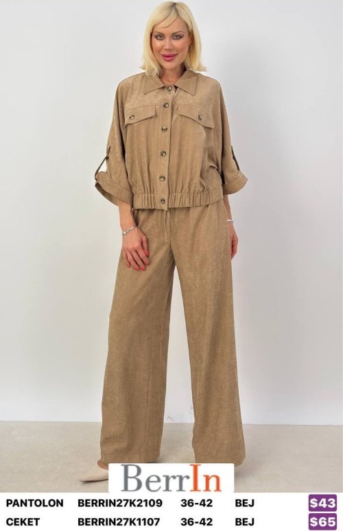 Брюки Berri̇n (Beige, модель BERRIN27K2109) оптом