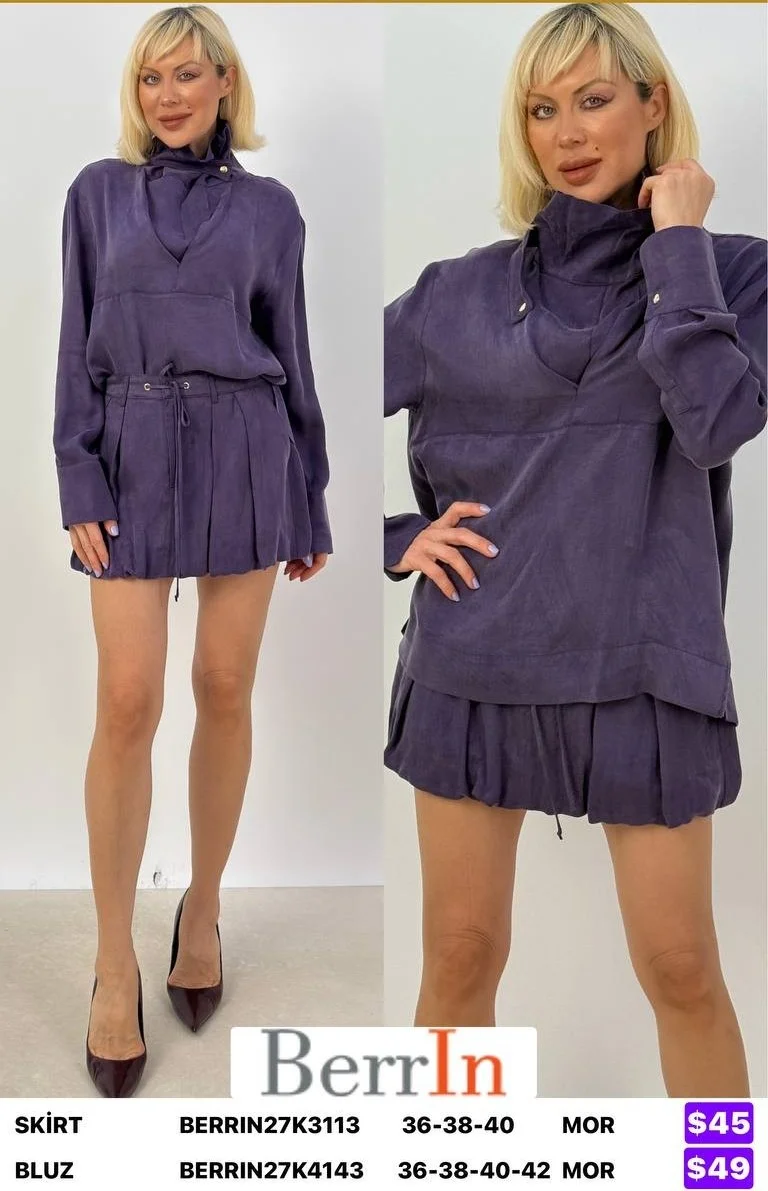 Юбка Berri̇n (Purple, модель BERRIN27K3113) оптом