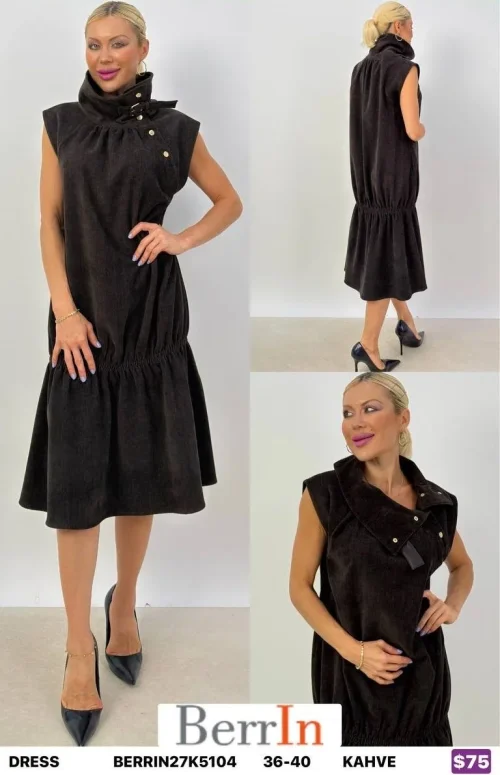 Платье Berri̇n (Brown, модель BERRIN27K5104) оптом