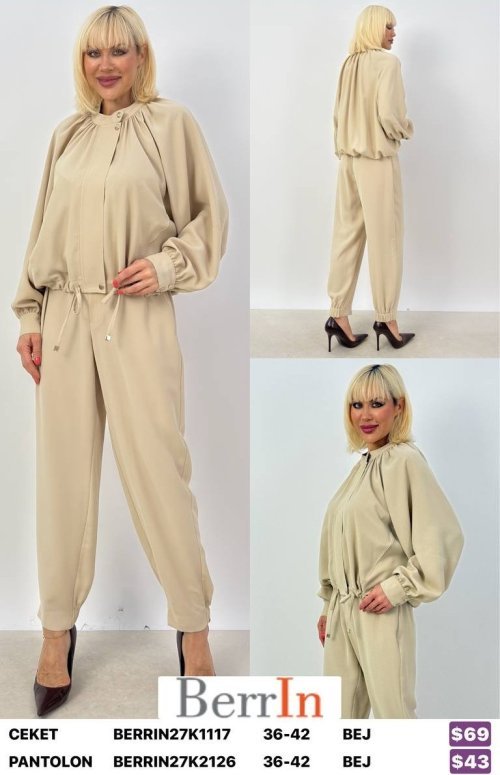 Брюки Berri̇n (Beige, модель BERRIN27K2126) оптом
