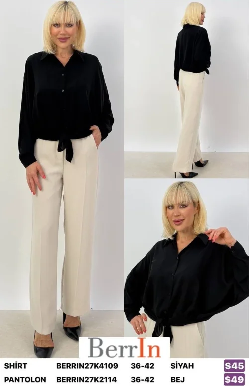 Рубашка Berri̇n (Black, модель BERRIN27K4109) оптом