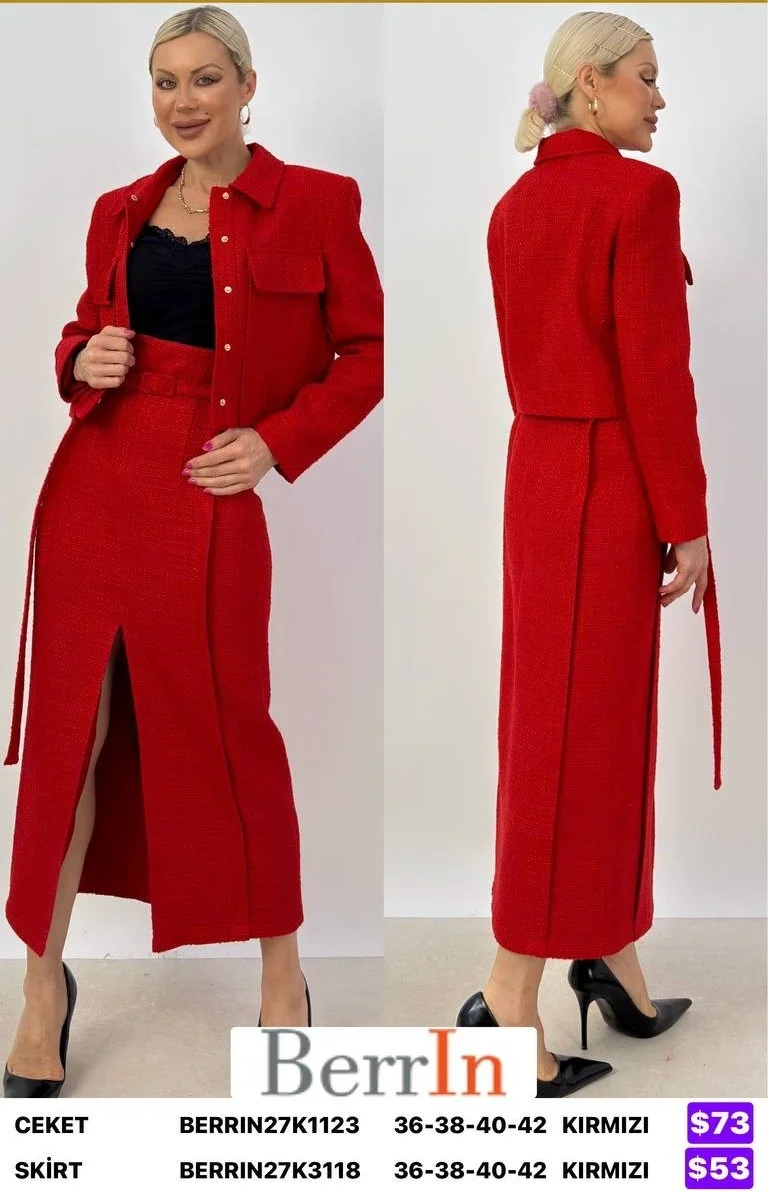 Жакет Berri̇n (Red, модель BERRIN27K1123) оптом