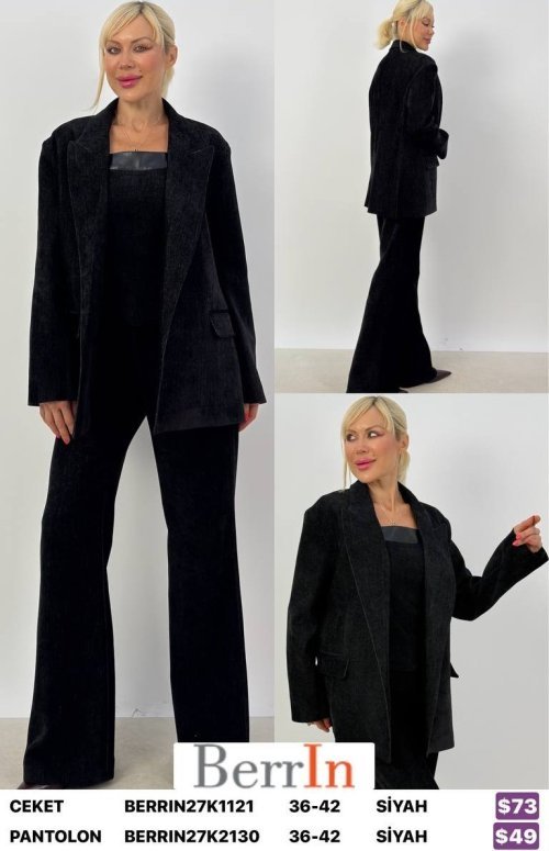 Брюки Berri̇n (Black, модель BERRIN27K2130) оптом