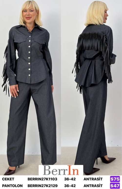 Брюки Berri̇n (Dark gray, модель BERRIN27K2129) оптом