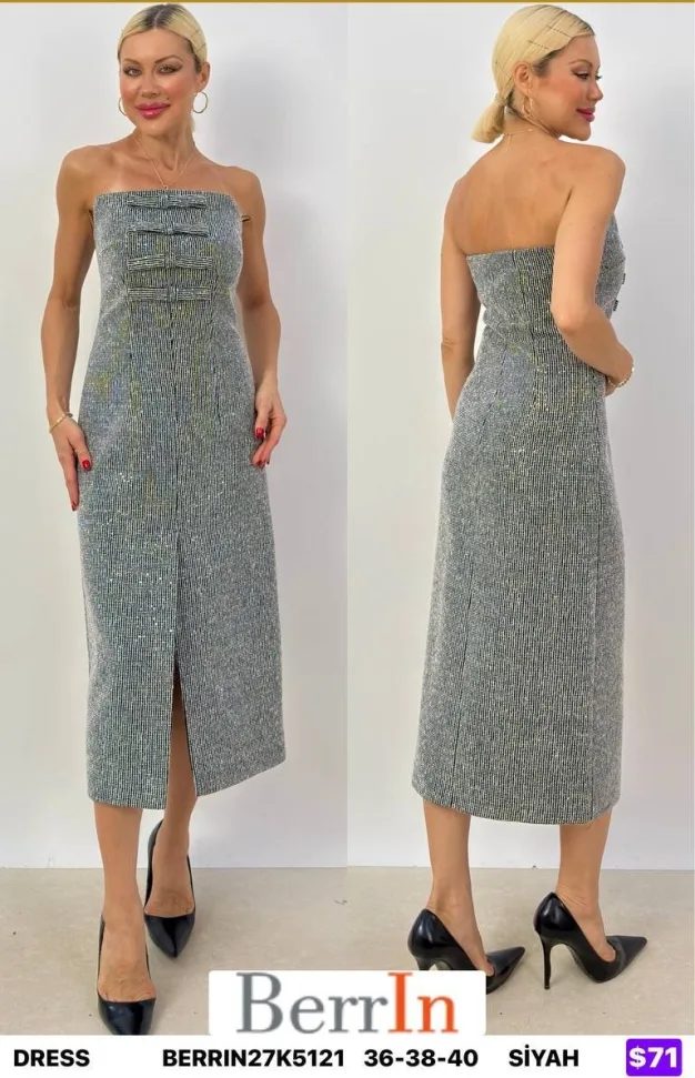 Платье Berri̇n (Black, модель BERRIN27K5121) оптом