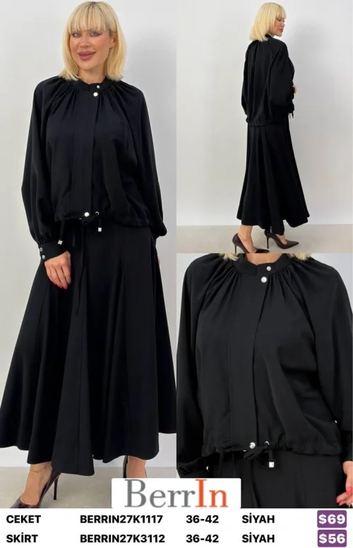 Юбка Berri̇n (Black, модель BERRIN27K3112) оптом