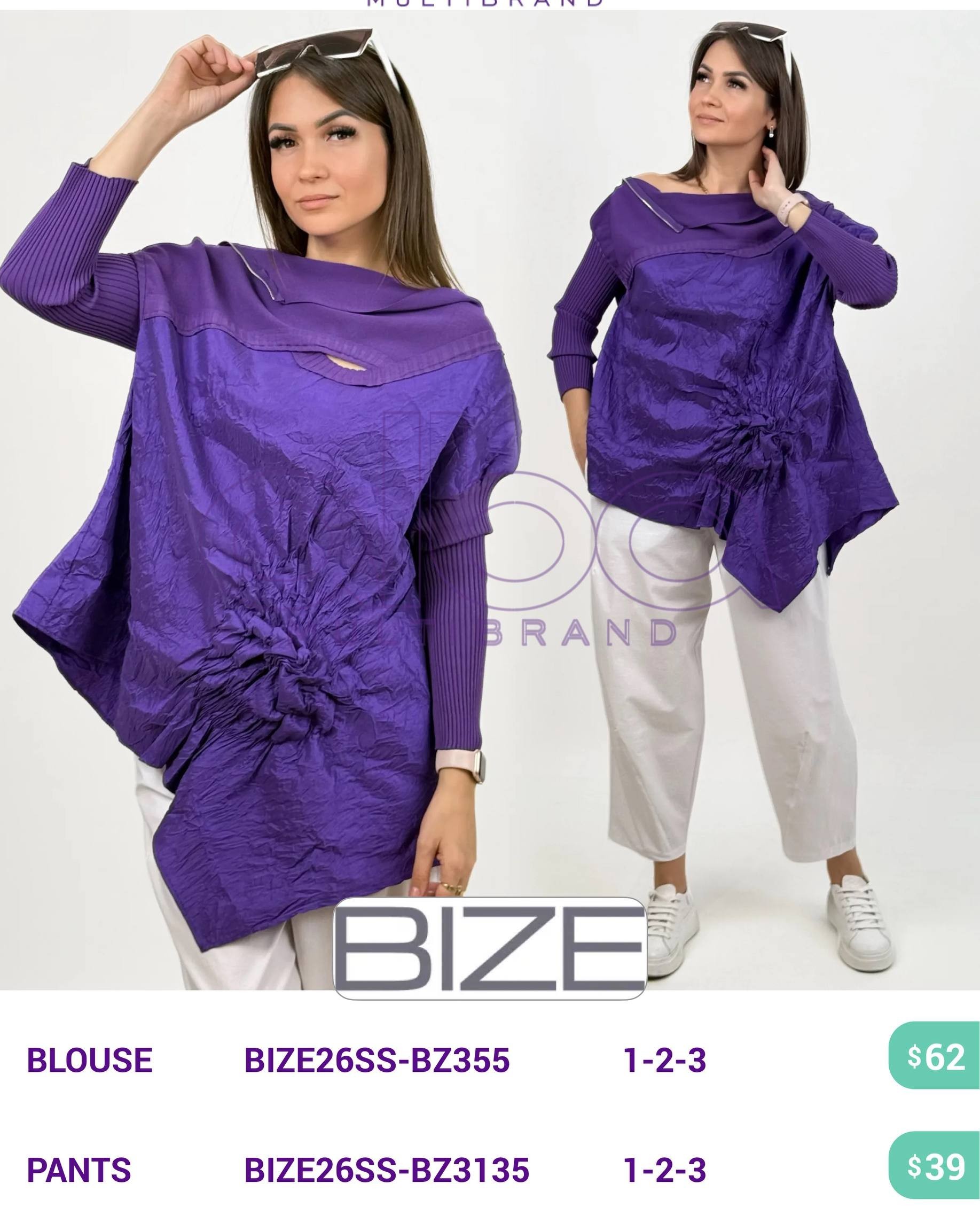 Брюки BIZE (модель BIZE26SS-BZ3135) оптом