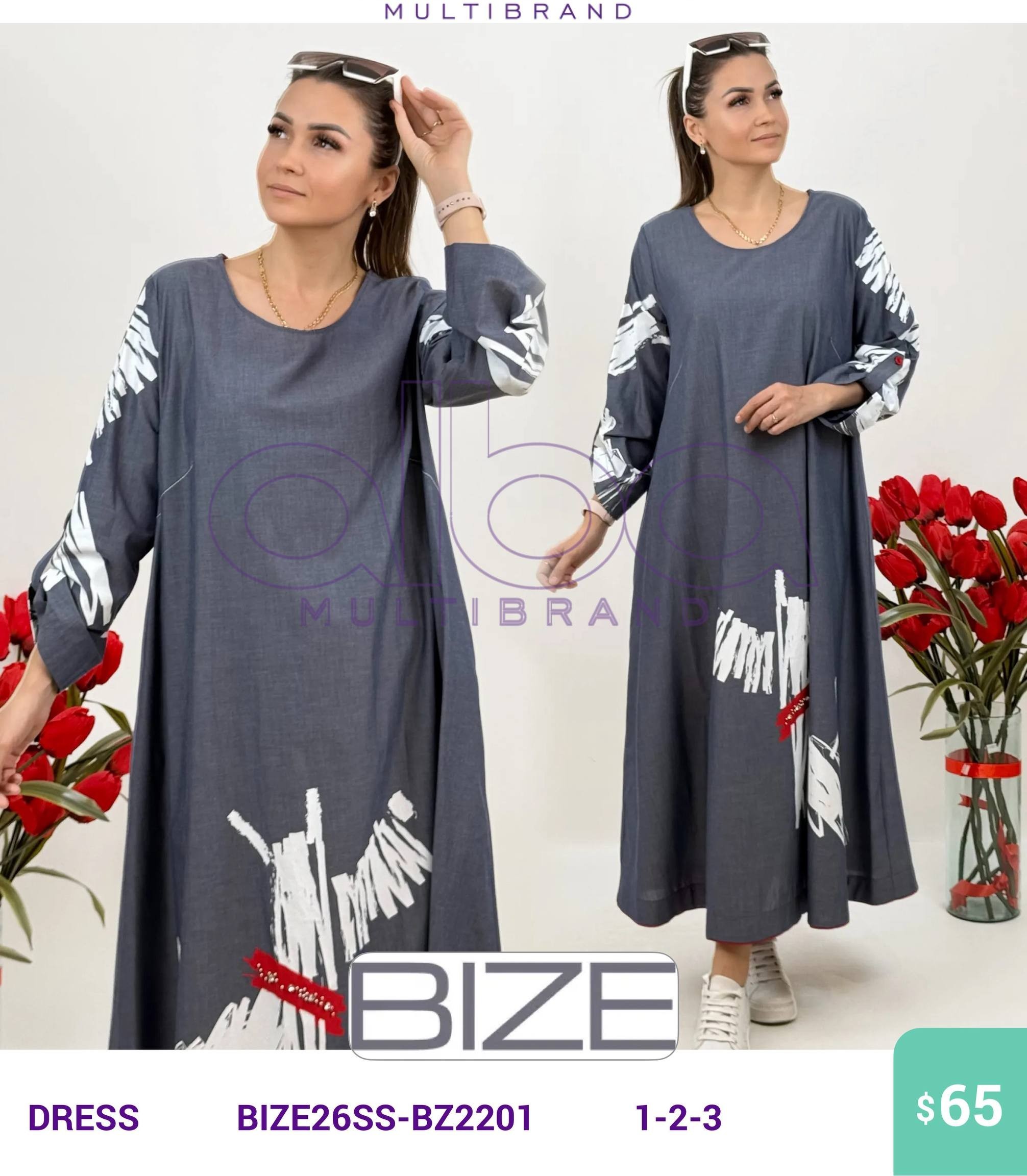 Платье BIZE (модель BIZE26SS-BZ2201) оптом