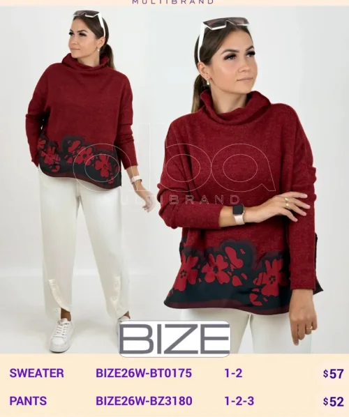 Свитер BIZE (Not specified, модель BIZE26W-BT0175) оптом