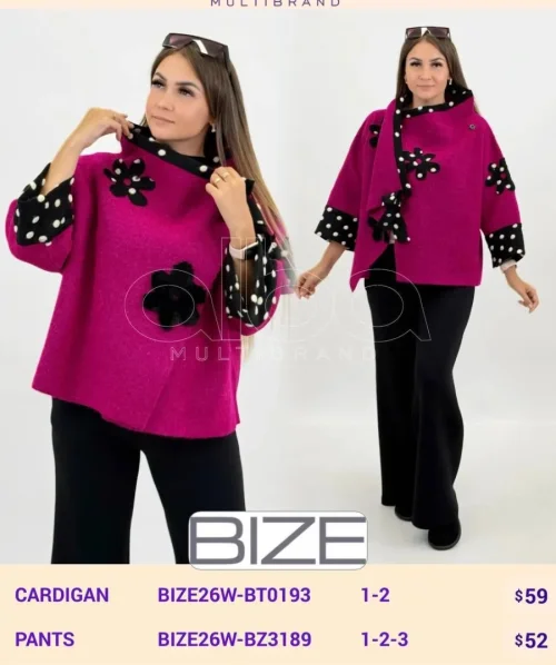 Кардиган BIZE (Not specified, модель BIZE26W-BT0193) оптом