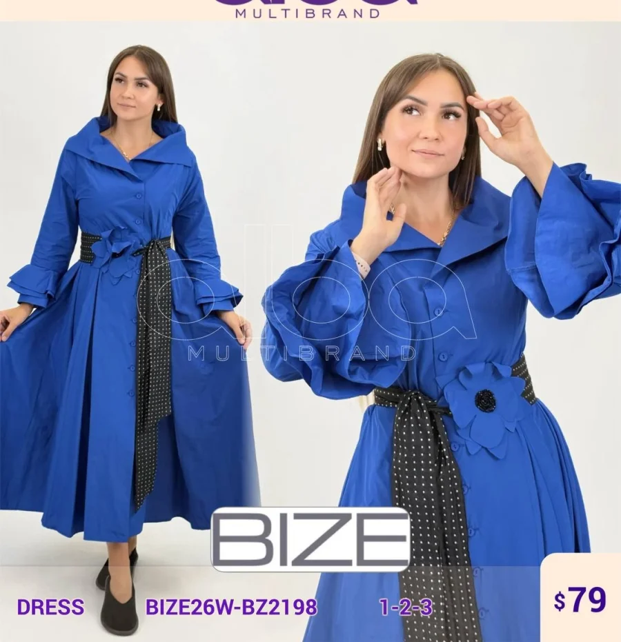 Платье BIZE (Not specified, модель BIZE26W-BZ2198) оптом